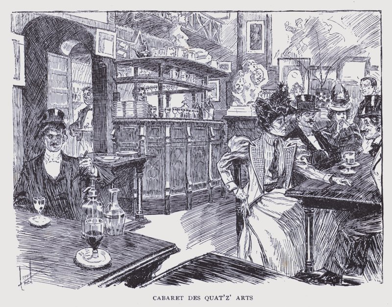 Bohemiska Paris: Cabaret des Quat