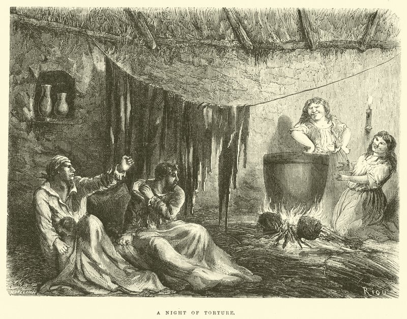 En natt av tortyr av Edouard Riou