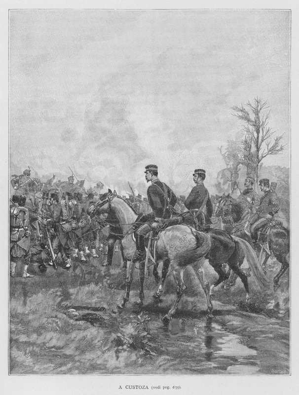 A Custoza (gravyr) av Edouardo Matania