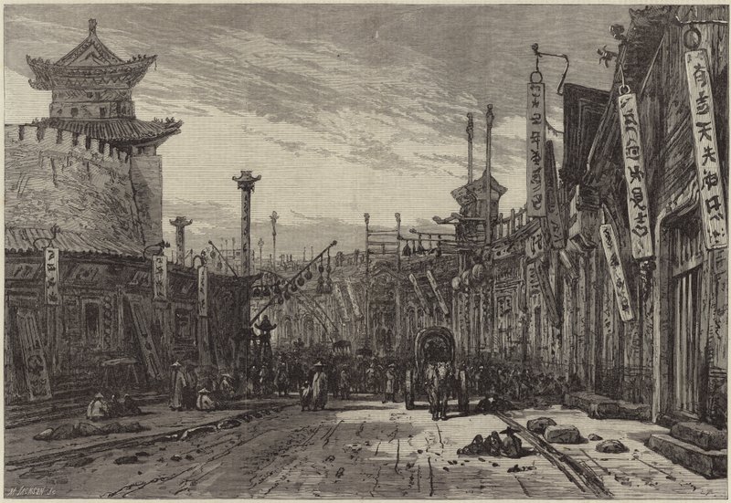 Circular Street av Eduard Hildebrandt