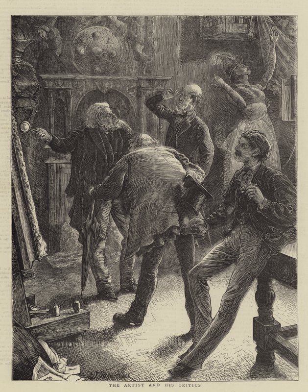 Konstnären och hans kritiker av Edward Frederick Brewtnall