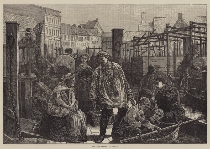 Fiskmarknaden i Berlin av Edward Frederick Brewtnall
