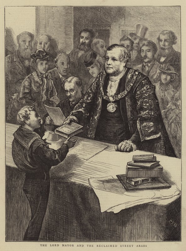 Överborgmästaren och de återvunna gatuaraberna av Edward Frederick Brewtnall