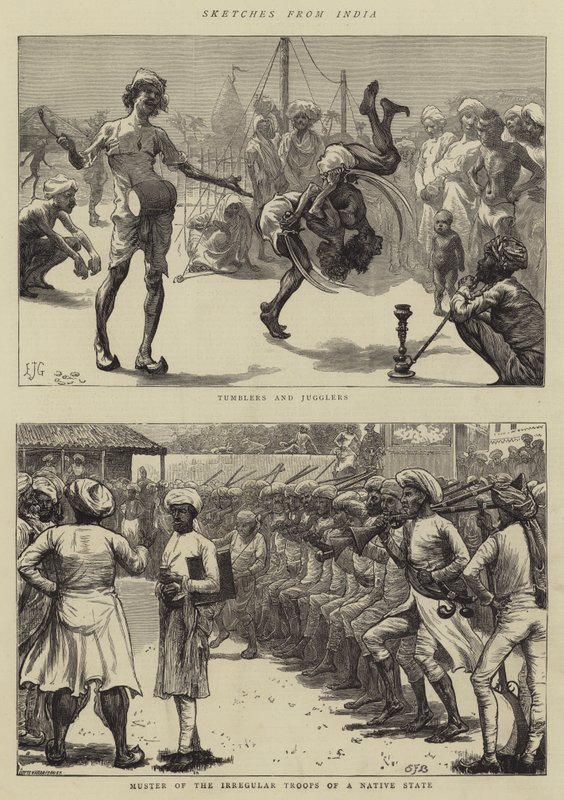 Skisser från Indien av Edward John Gregory