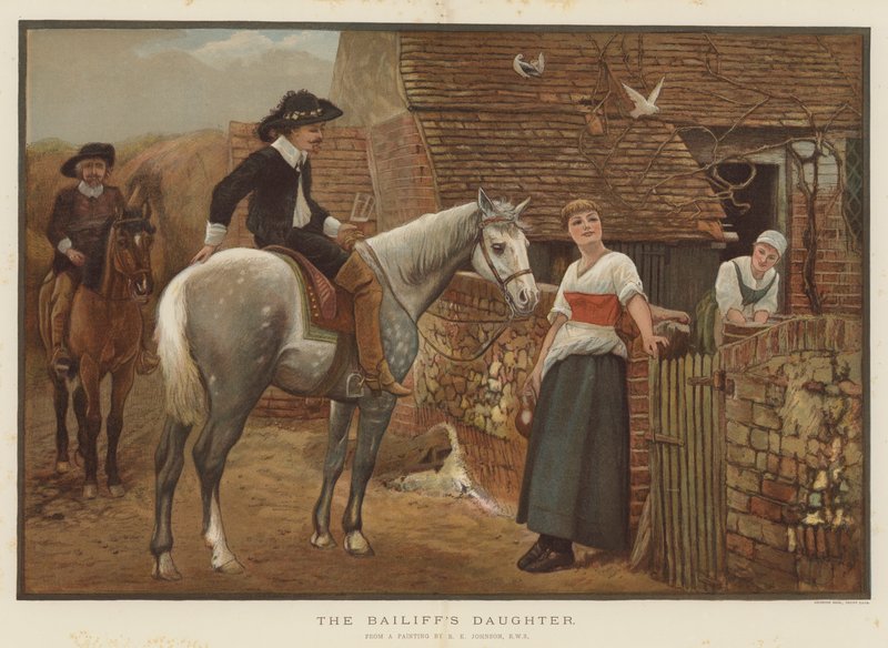 Fogdens dotter (kromolit) av Edward Killingworth Johnson