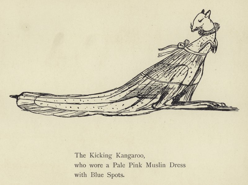 Den sparkande kängurun av Edward Lear