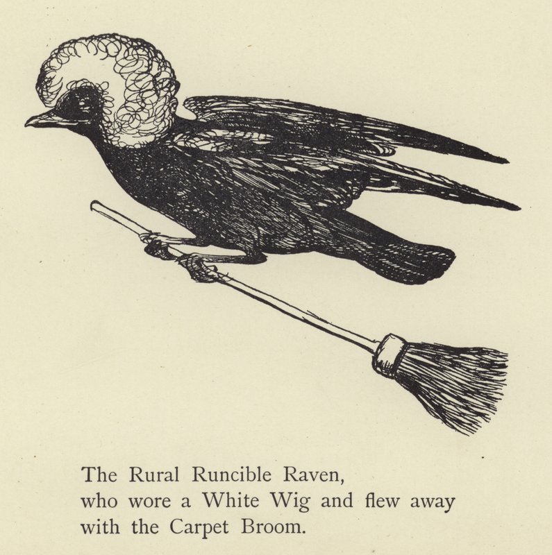 Den runcible korpen på landsbygden av Edward Lear