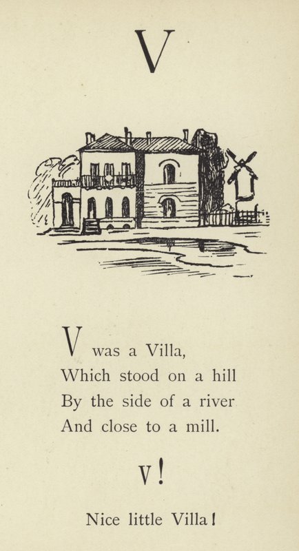 Bokstaven V av Edward Lear