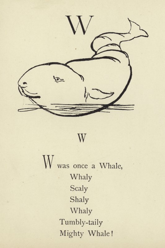 Bokstaven W av Edward Lear