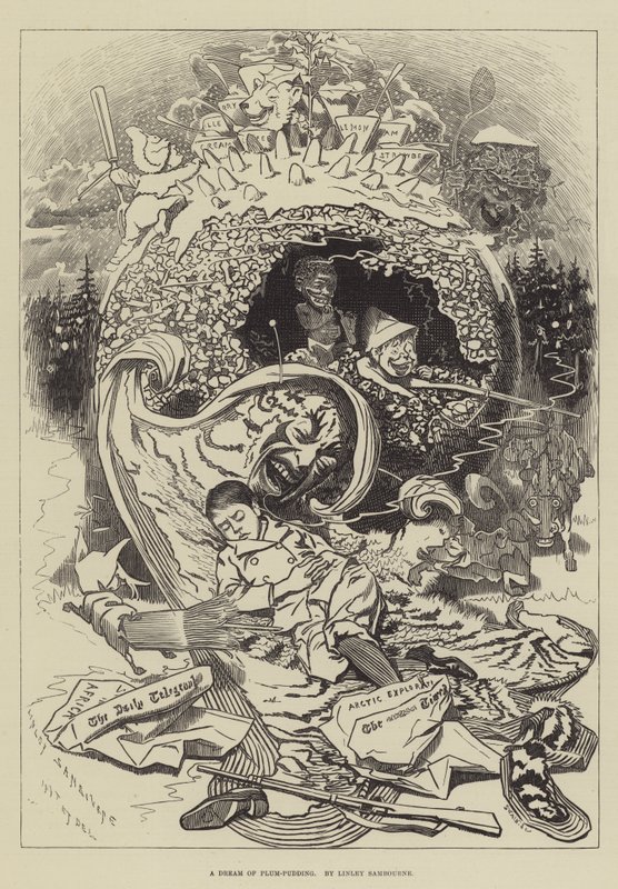 En dröm om plommonpudding av Edward Linley Sambourne