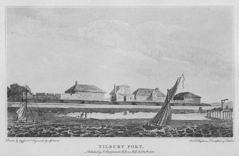 Tilbury Fort (gravyr) av Edward (after) Gyfford