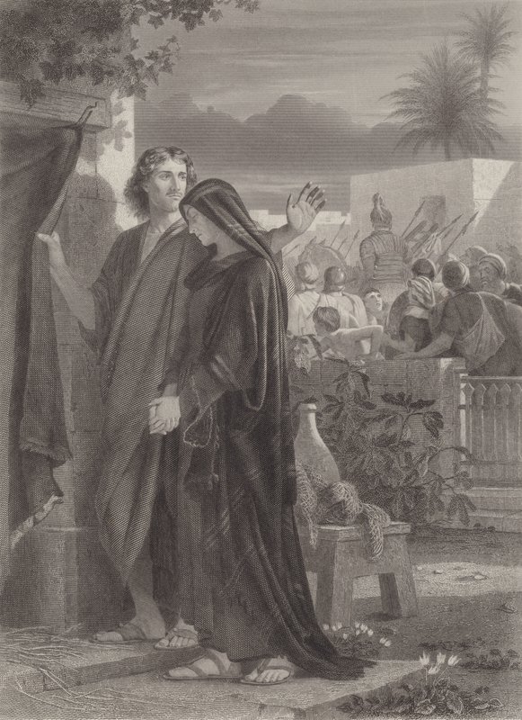 Johannes och Jesu moder av Edward A. Armitage