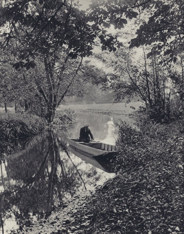 En sidoström på Misbourne (svartvitt foto) av Edward Alfred Barton