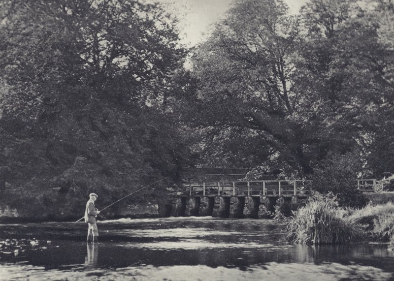 Fjorton luckor på Nadder (svartvitt foto) av Edward Alfred Barton
