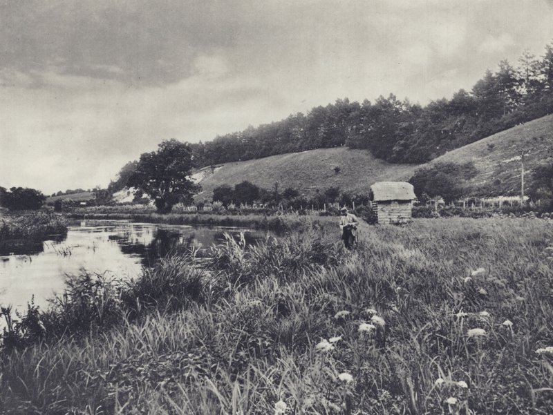 På det mellersta testet (svartvitt foto) av Edward Alfred Barton