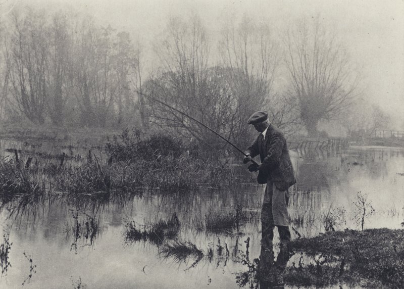 Optimisten (svartvitt foto) av Edward Alfred Barton