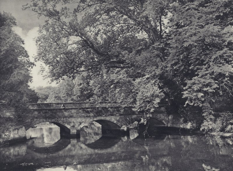 Wilton Bridge (svartvitt foto) av Edward Alfred Barton