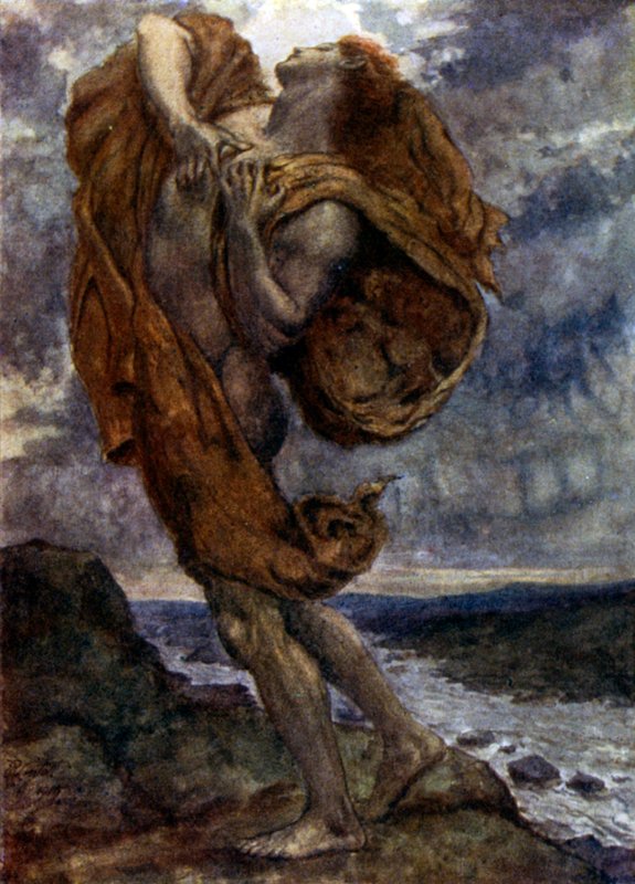 Beethoven: Allegrofinalen av cis-mollkvartetten (färg litho) av Edward Barnard Lintott