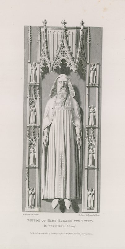 Bild av kung Edvard den tredje av Edward Blore