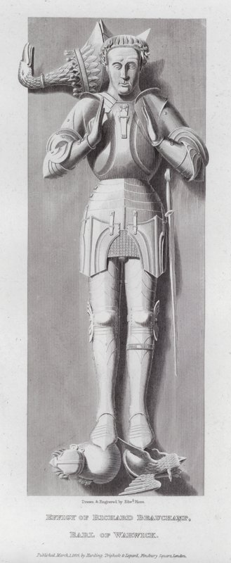Bild av Richard Beauchamp, Earl of Warwick (gravyr) av Edward Blore
