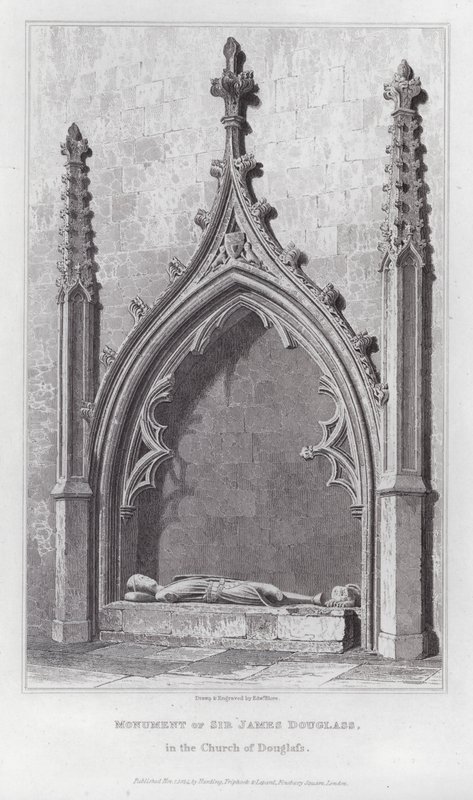 Monument av Sir James Douglass, i Church of Douglass (gravyr) av Edward Blore