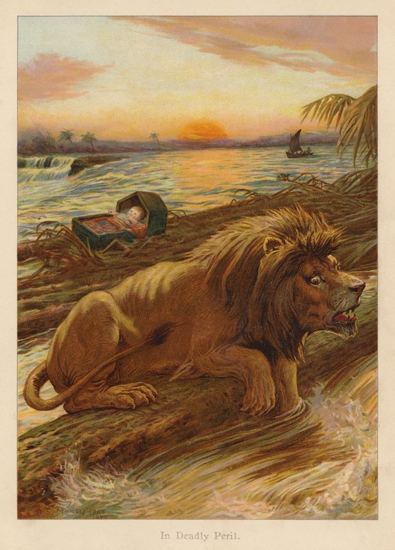 In Deadly Peril (färglitografi) av Edward Brice Montefiore