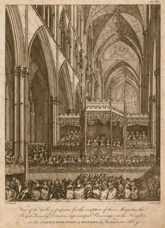 Händels minne, Westminster Abbey, London av Edward Dayes