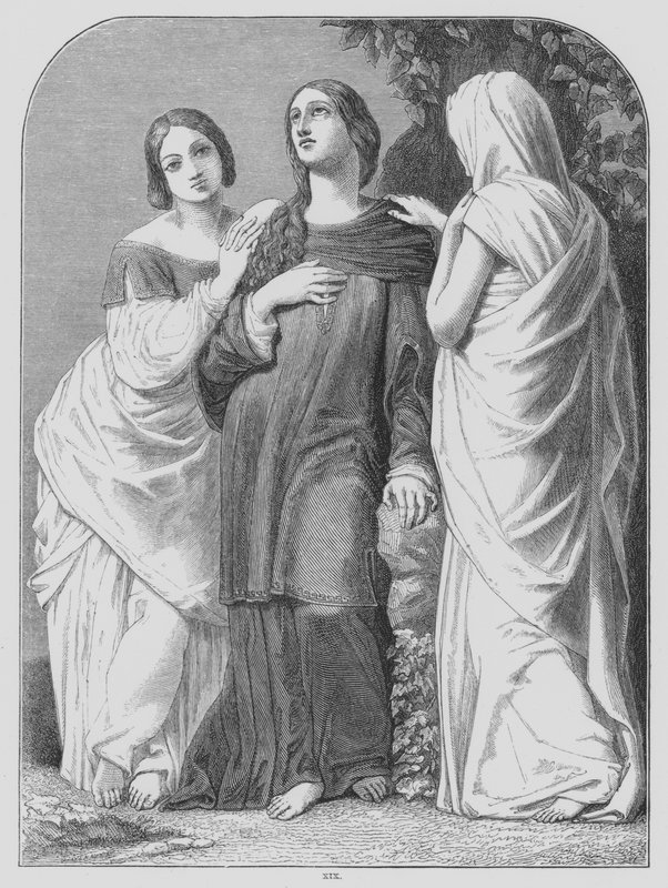 John Milton, Den eftertänksamma (gravyr) av Edward Henry (after) Wehnert
