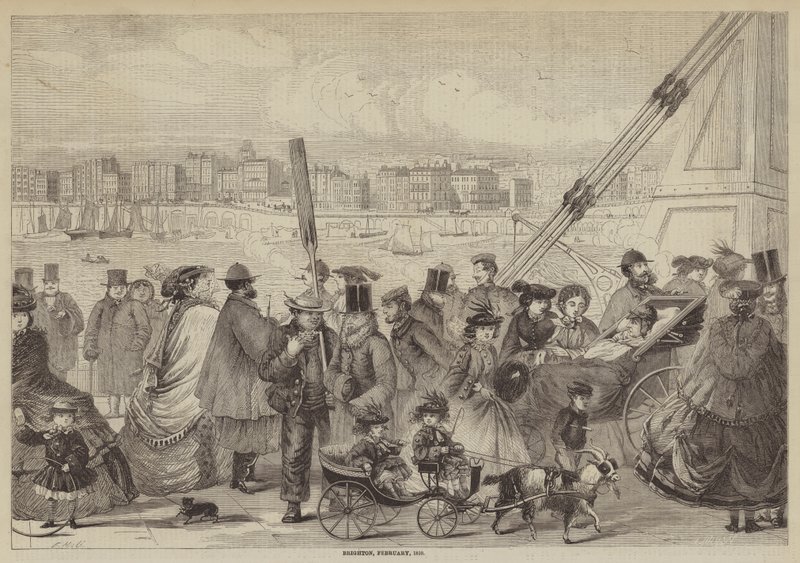 Brighton, februari 1859 av Edward Hull