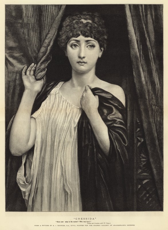 Cressida (gravyr) av Edward John (after) Poynter