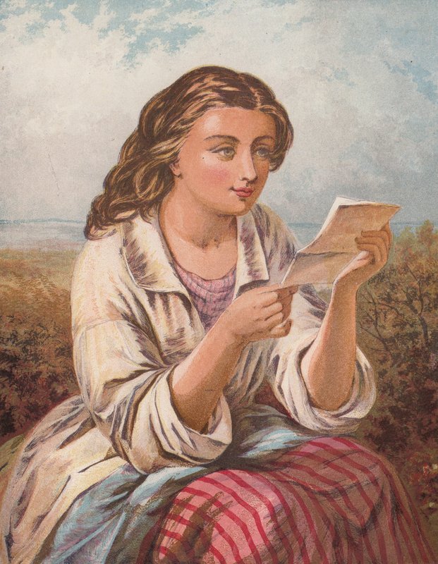 Brevet (färglitografi) av Edward John Cobbett