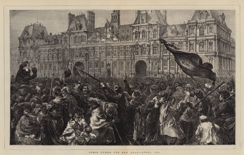 Paris under röd flagg, april 1871 av Edward John Gregory