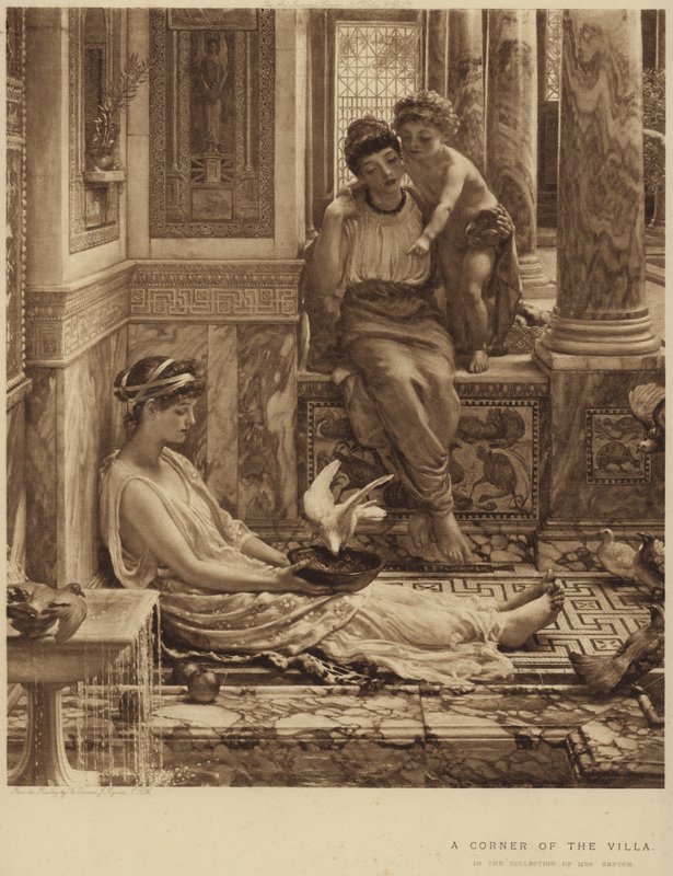 Ett hörn av villan av Edward John Poynter
