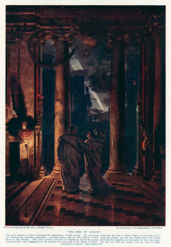 The Ides of March, 44 f.Kr. (färg litho) av Edward John Poynter