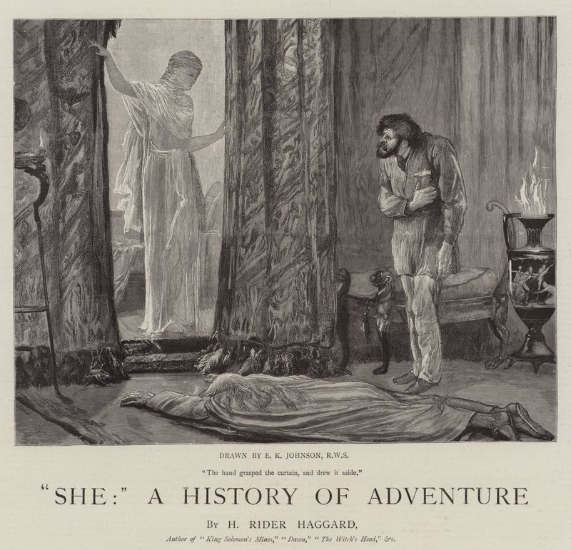 Hon, en äventyrshistoria av Edward Killingworth Johnson