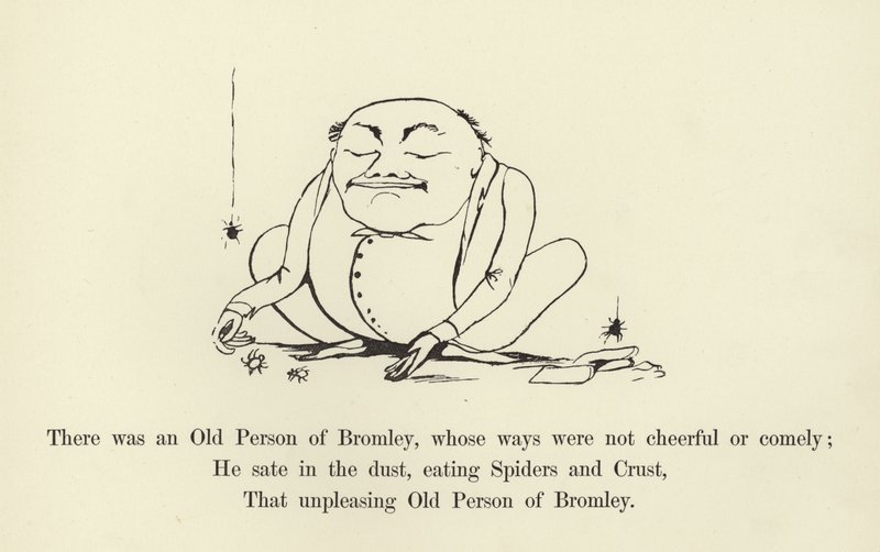 Det fanns en gammal person från Bromley, vars sätt inte var glatt eller vackert av Edward Lear