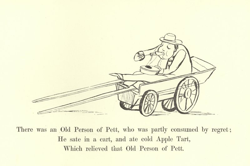 Det fanns en gammal person från Pett, som delvis var förtärd av ånger av Edward Lear