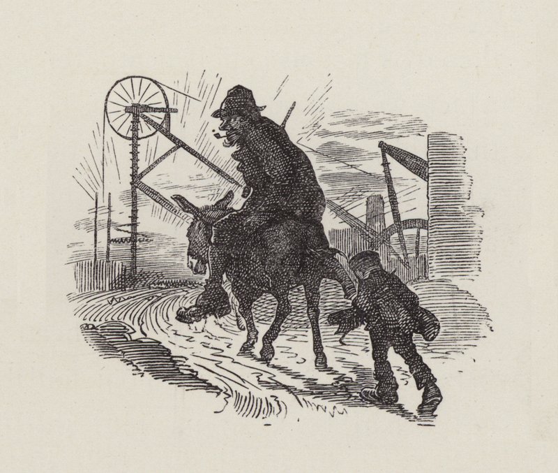 Illustration för The Water-Babies av Charles Kingsley (gravyr) av Edward Linley (after) Sambourne