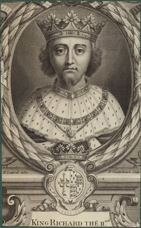 Porträtt av kung Richard II av England av Edward Lutterell