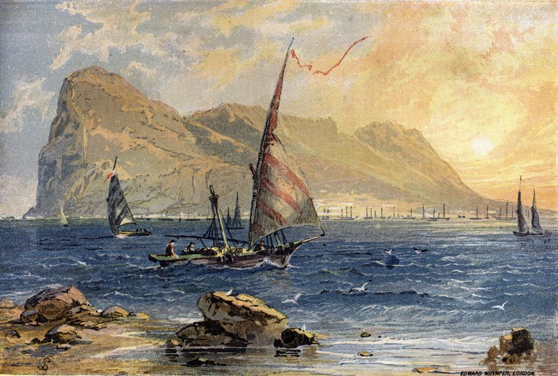 Gibraltar av Edward Whymper