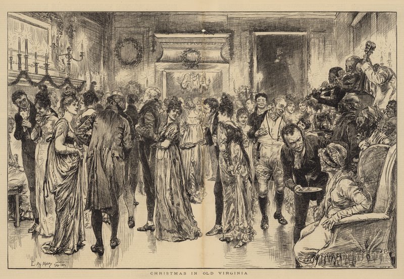 Jul i Old Virginia av Edwin Austin Abbey