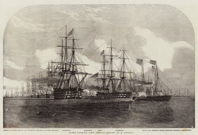 Fleet Forming Line Abreast av Edwin Weedon