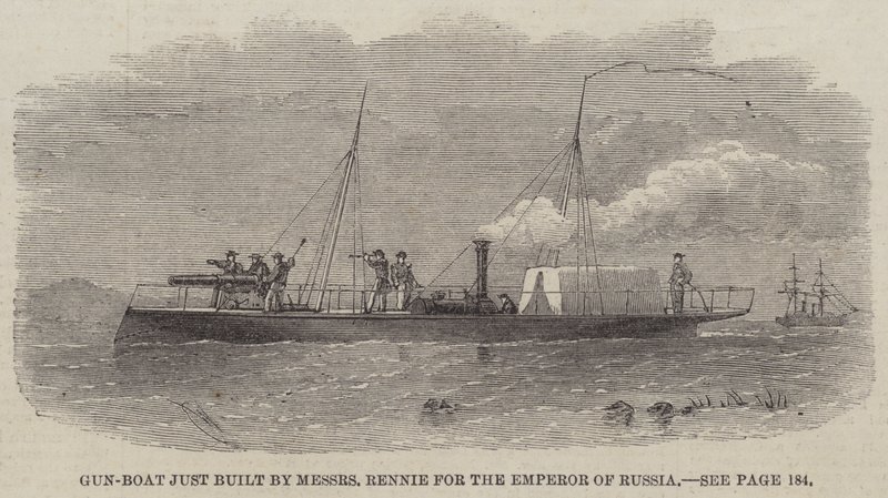 Gun-Boat precis byggd av Messers Rennie för kejsaren av Ryssland av Edwin Weedon