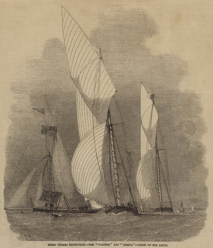 Royal Thames Yacht-Club, Fantomen och småbåtshamnen, slut av matchen av Edwin Weedon