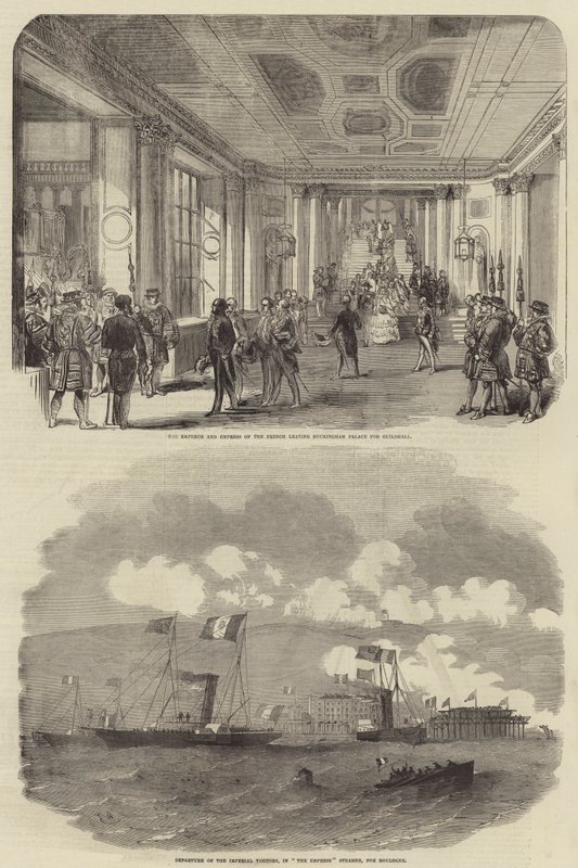 Kungligt besök av Napoleon III av Edwin Weedon