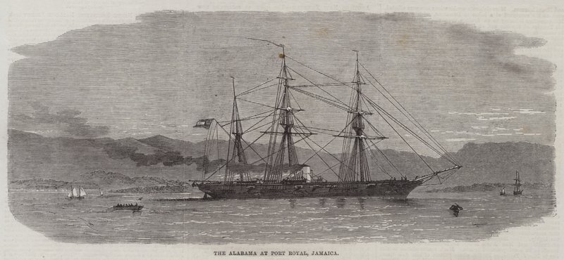 Alabama i Port Royal, Jamaica av Edwin Weedon