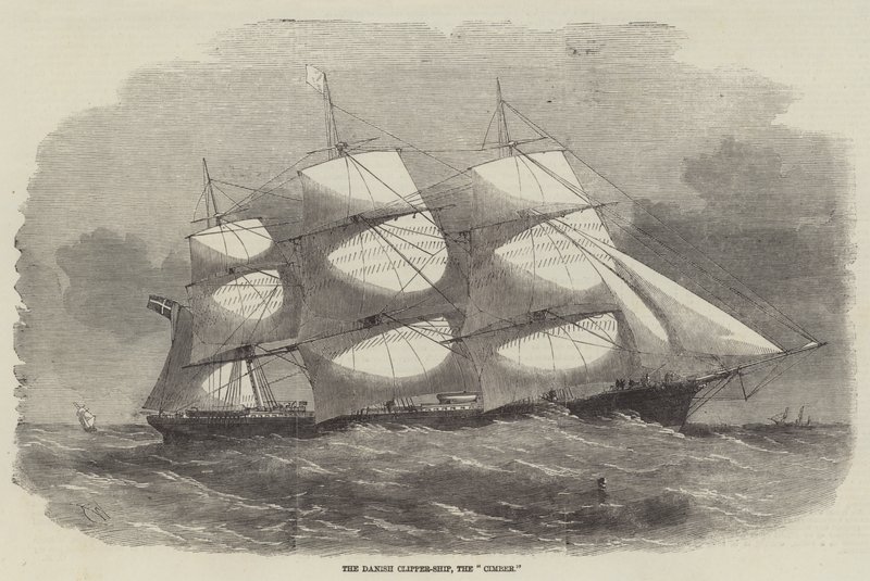 Det danska Clipper-Skipet, Cimber av Edwin Weedon