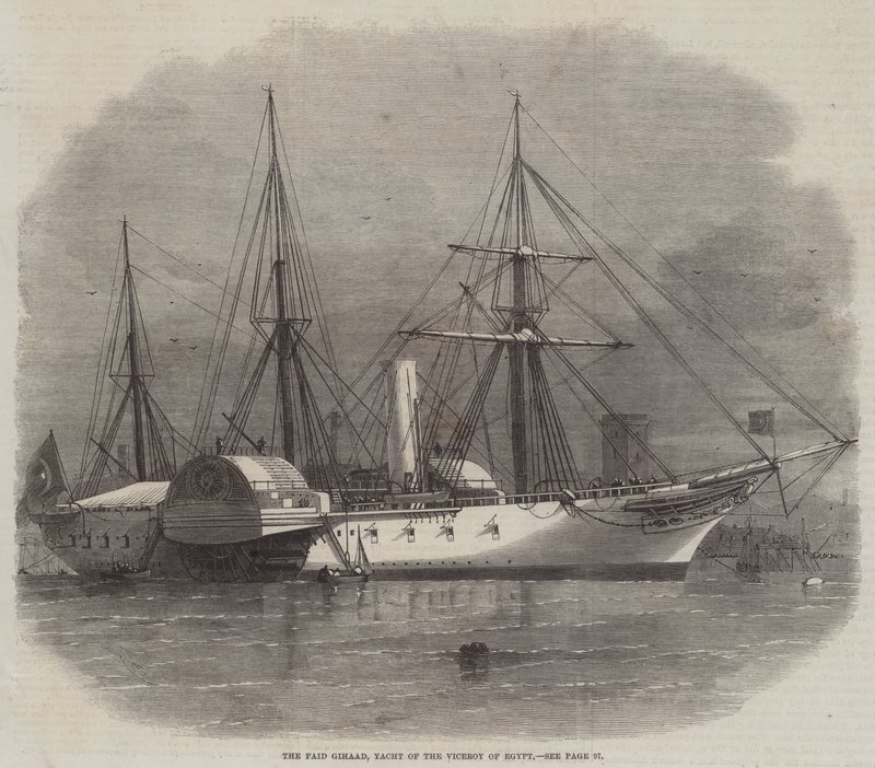 The Faid Gihaad, Yacht av vicekungen av Egypten av Edwin Weedon