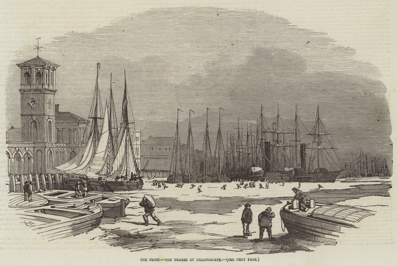 Frost, Themsen vid Billingsgate av Edwin Weedon