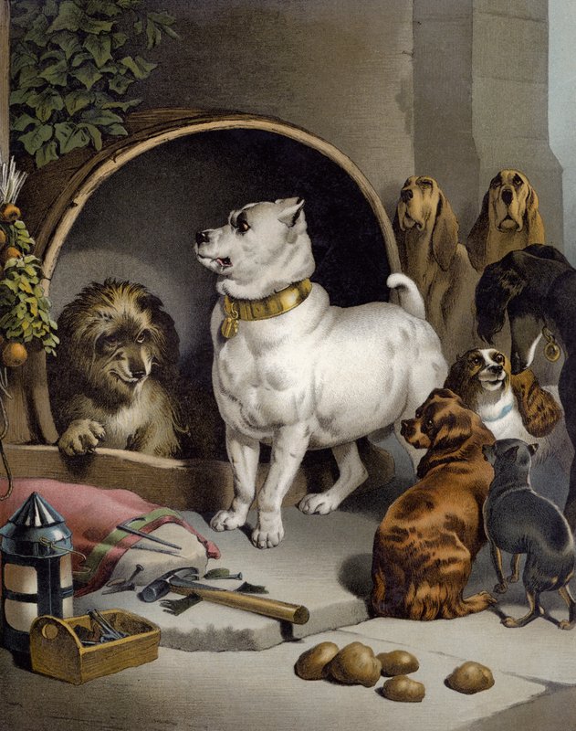 Alexander och Diogenes av Edwin after Landseer
